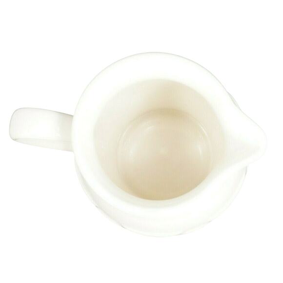 Longaberger Pottery Woven Traditions Classic Blue Juice Pitcher 1 Quart 5.5" - Picture 8 of 8